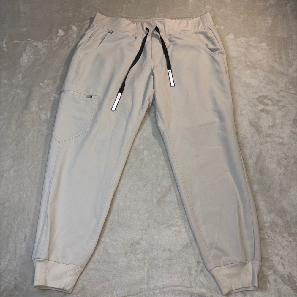 Figs Technical Collection Zamora Jogger Scrub Pants Bone W22SW2056P Womens LP